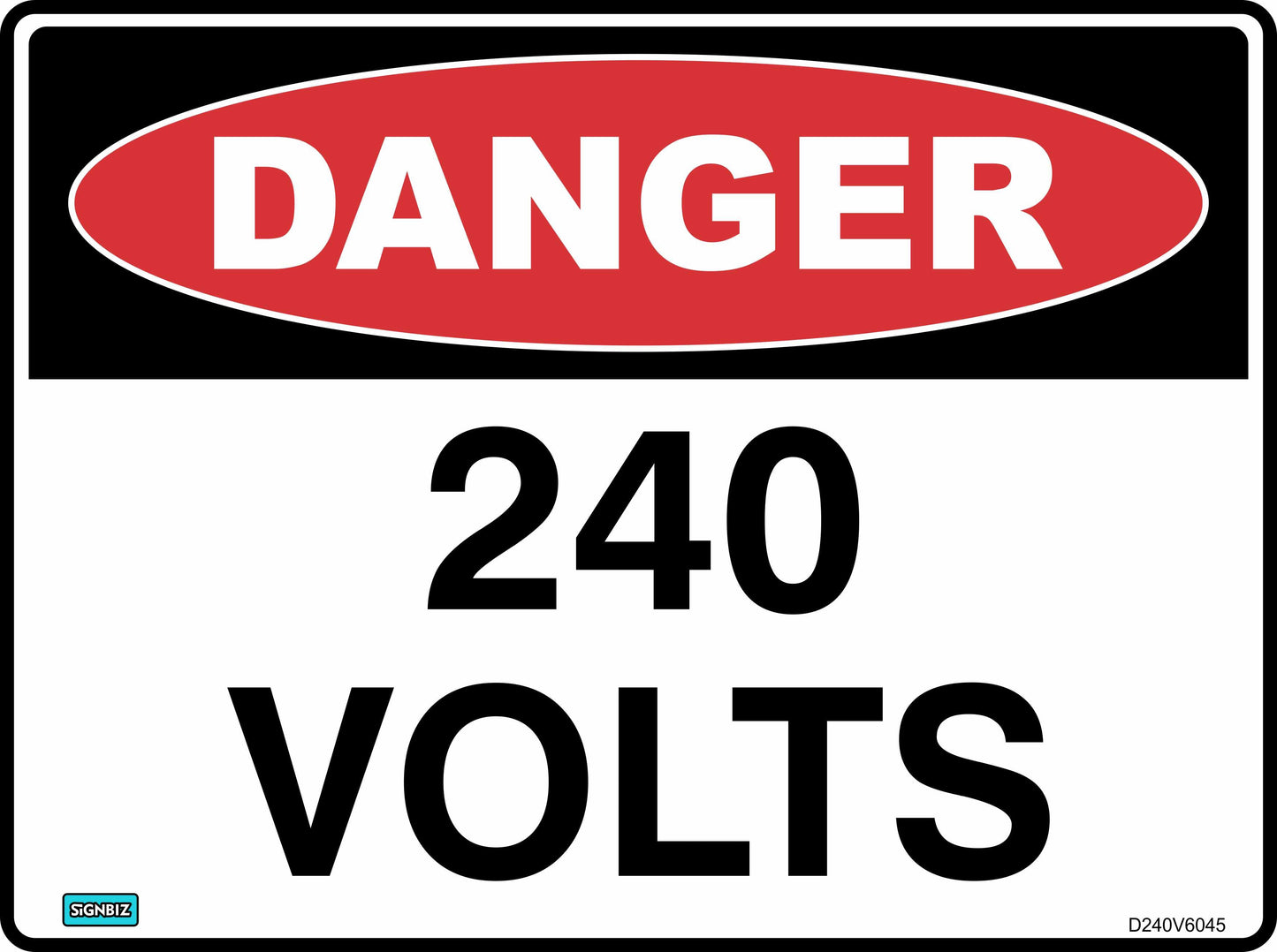Danger 240 Volts
