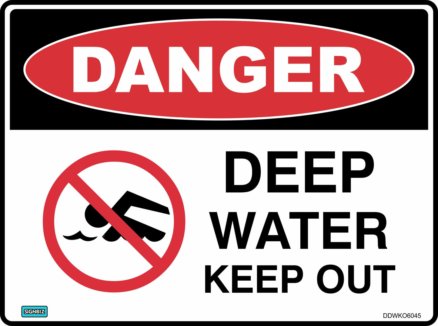 Danger Deep Water No Swimming