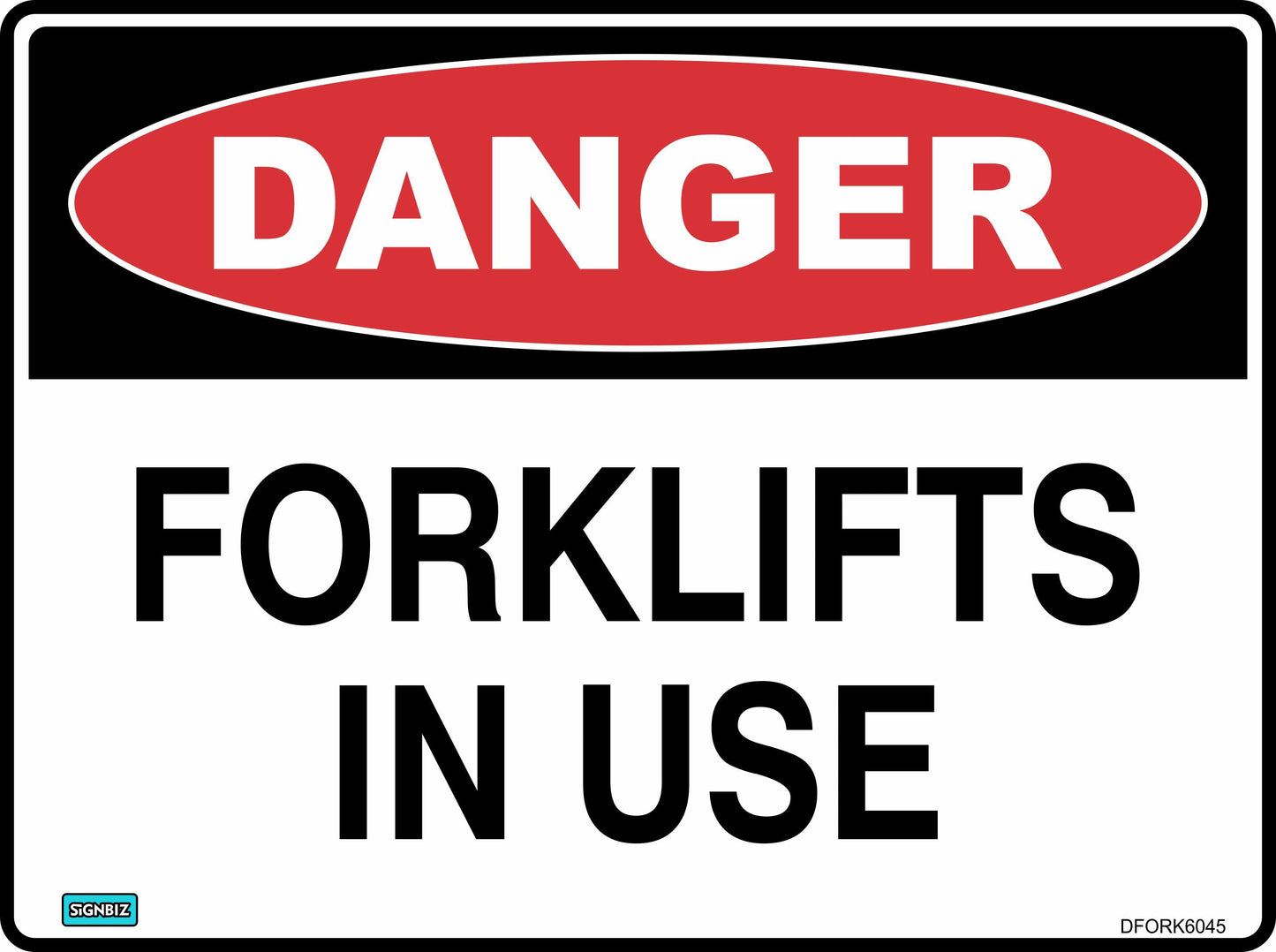 Danger Forklift In Use
