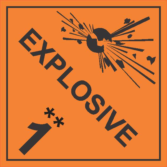 DANGEROUS GOODS EXPLOSIVES 1