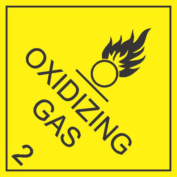 DANGEROUS GOODS OXIDIZING GAS 2