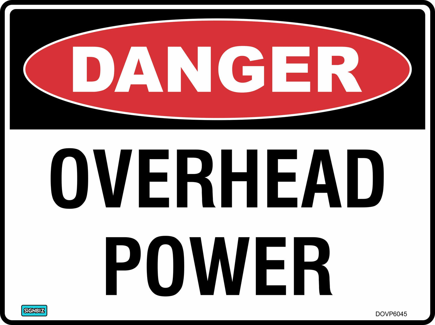 Danger Overhead Power