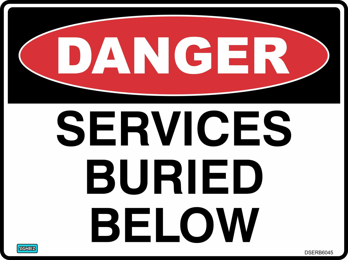 Danger Services Buried Below
