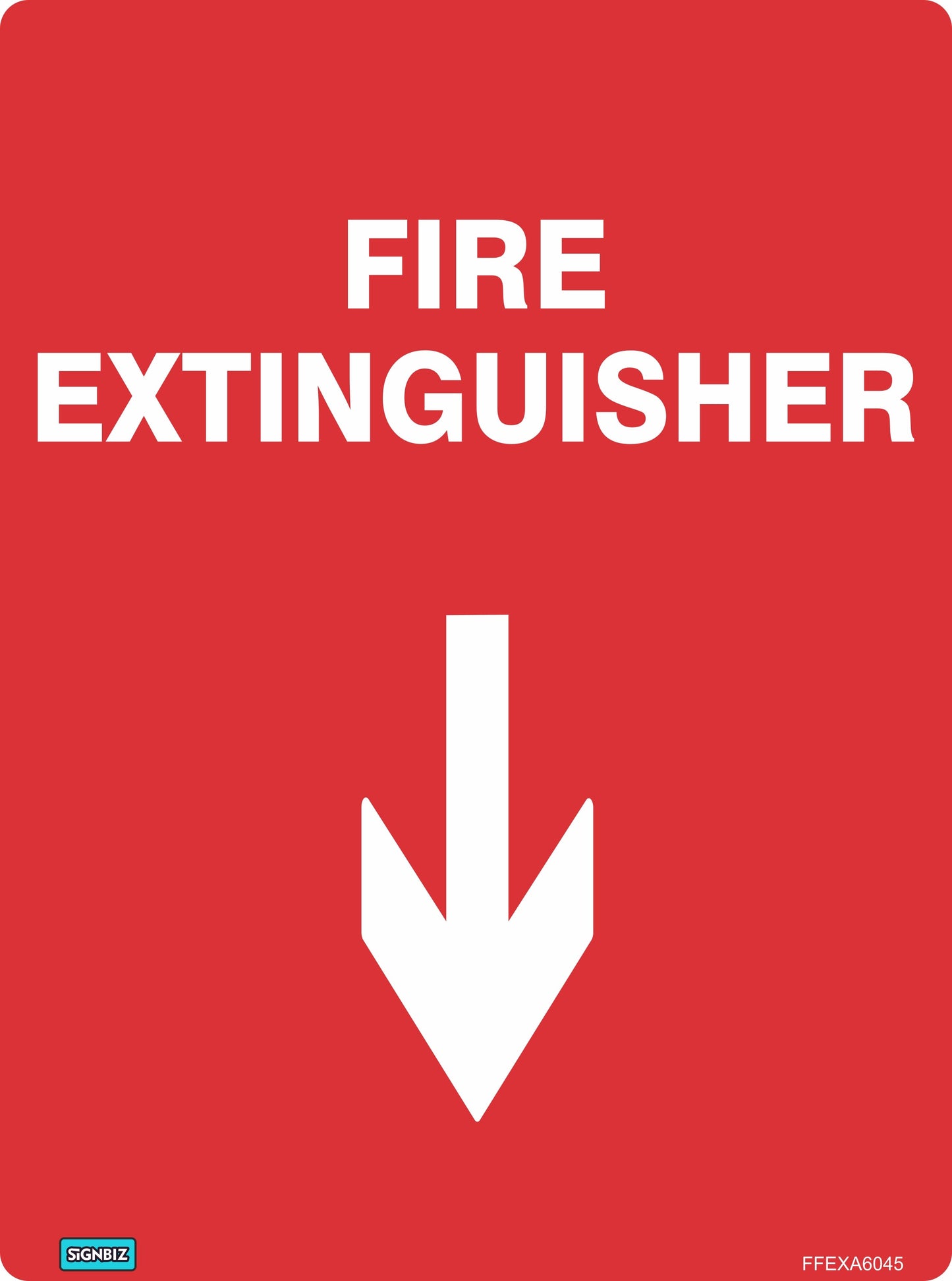 Fire Extinguisher With Arrow