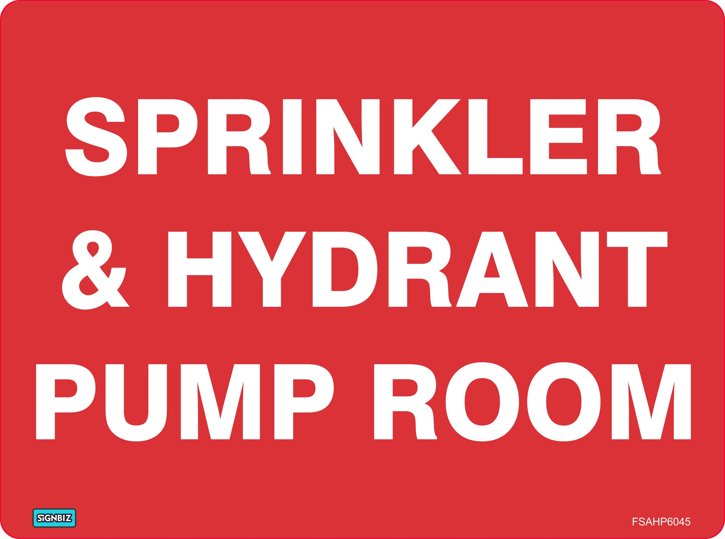 Fire Sprinkler & Pump Room