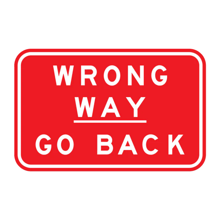 G9-69 - Wrong Way Go Back