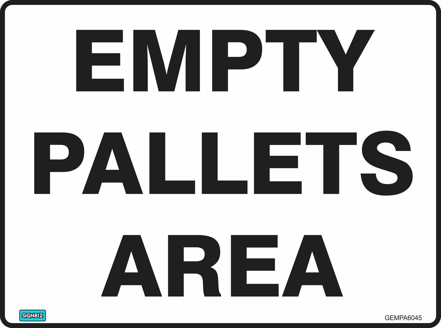 General Empty Pallet Area