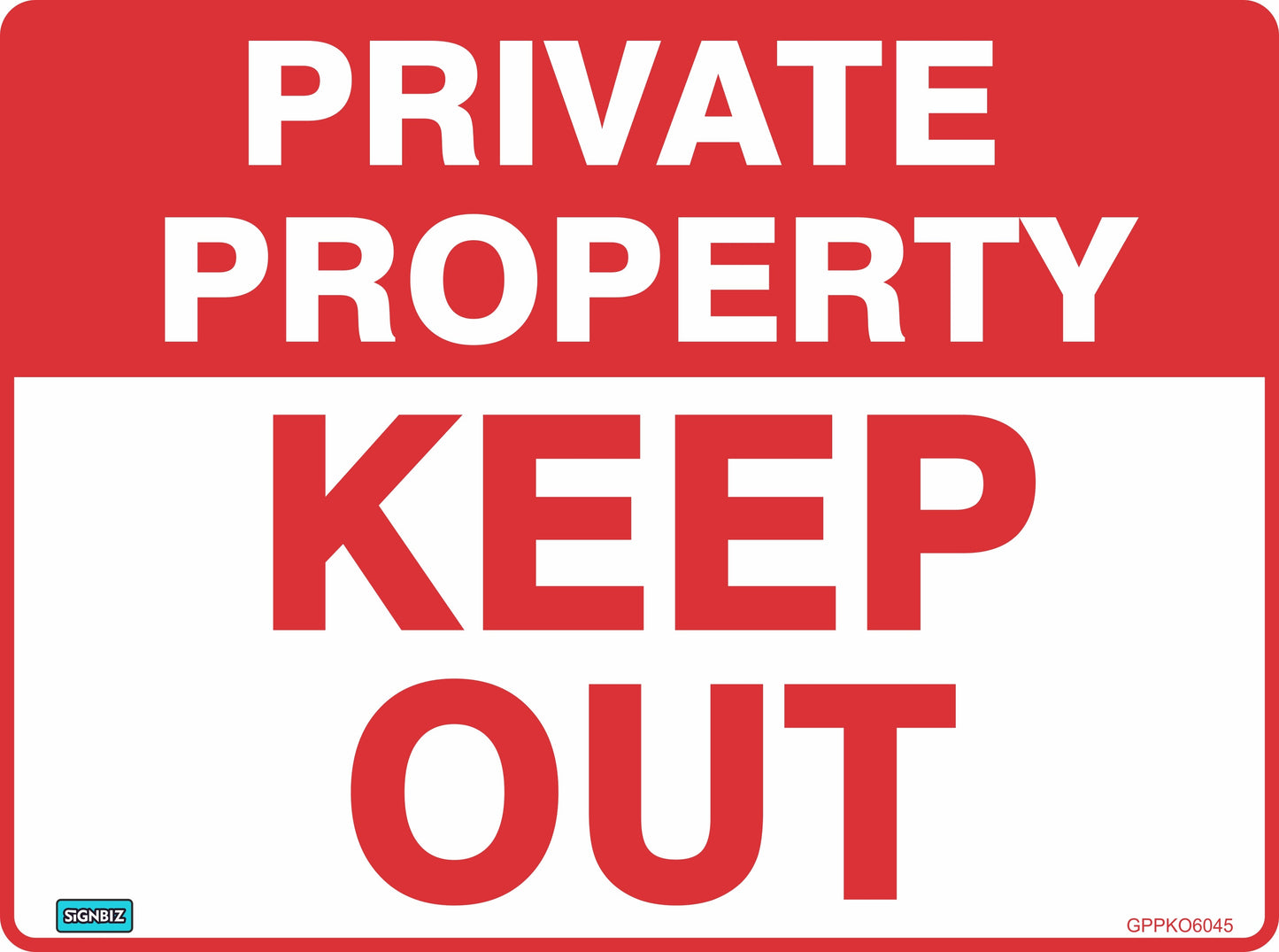 General Priv Prop Keep Out