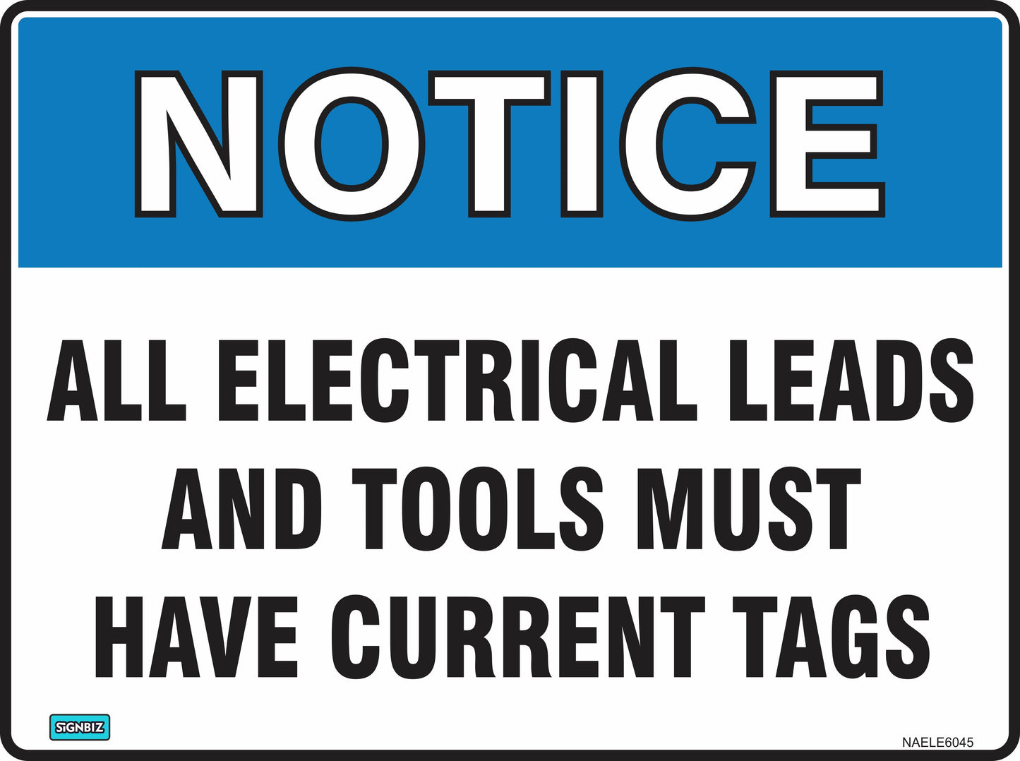Notice All Electrical Leads
