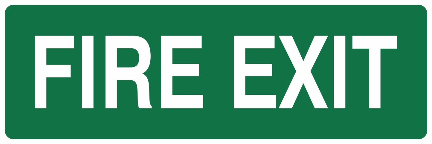EXIT SIGN - FIRE EXIT