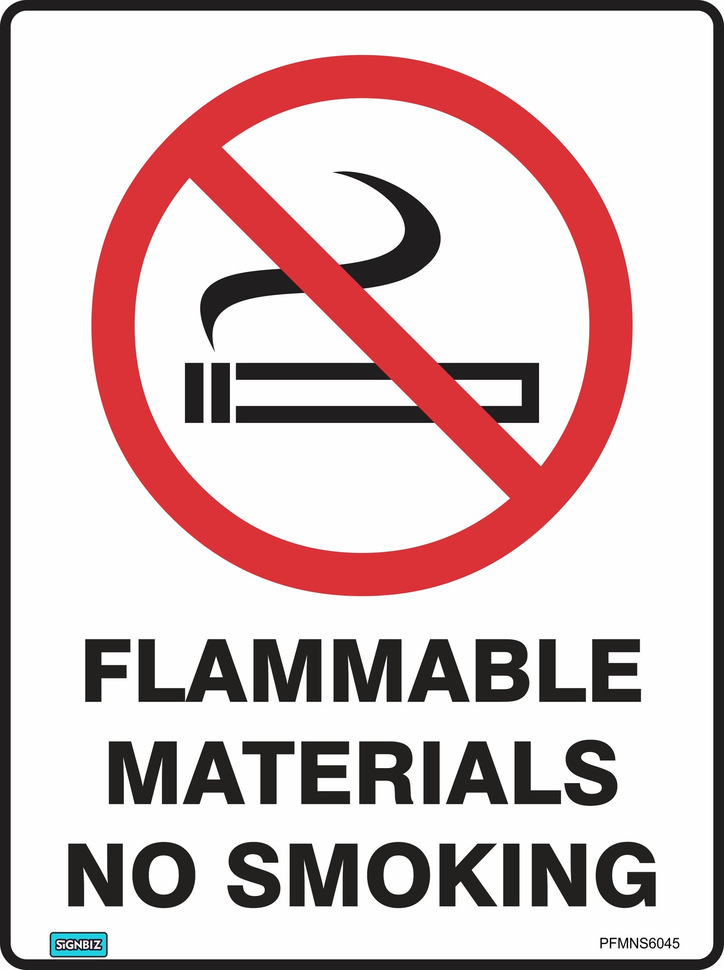 Prohibition Flam Mat No Smoking