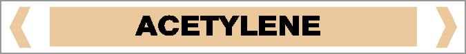 Pipe Marker - GAS - ACETYLENE