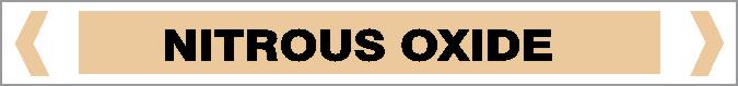 Pipe Marker - GAS - NITROUS OXIDE