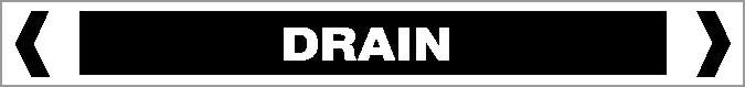 Pipe Marker - OTHER LIQUID - DRAIN