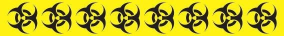 Pipe Marker - SS BIO HAZARD SUPP MARKERS REF