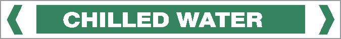 Pipe Marker - WATER - CHILLED WATER