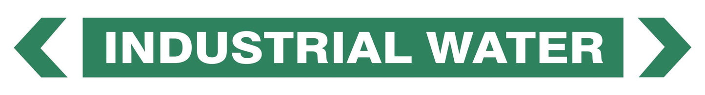 Pipe Marker - WATER - INDUSTRIAL WATER