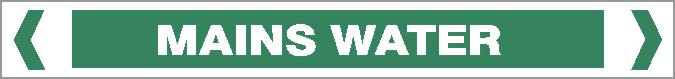 Pipe Marker - WATER - MAINS WATER