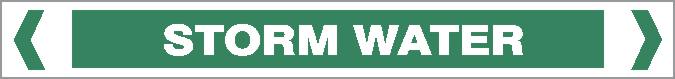 Pipe Marker - WATER - STORM WATER