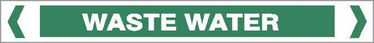 Pipe Marker - WATER - WASTE WATER