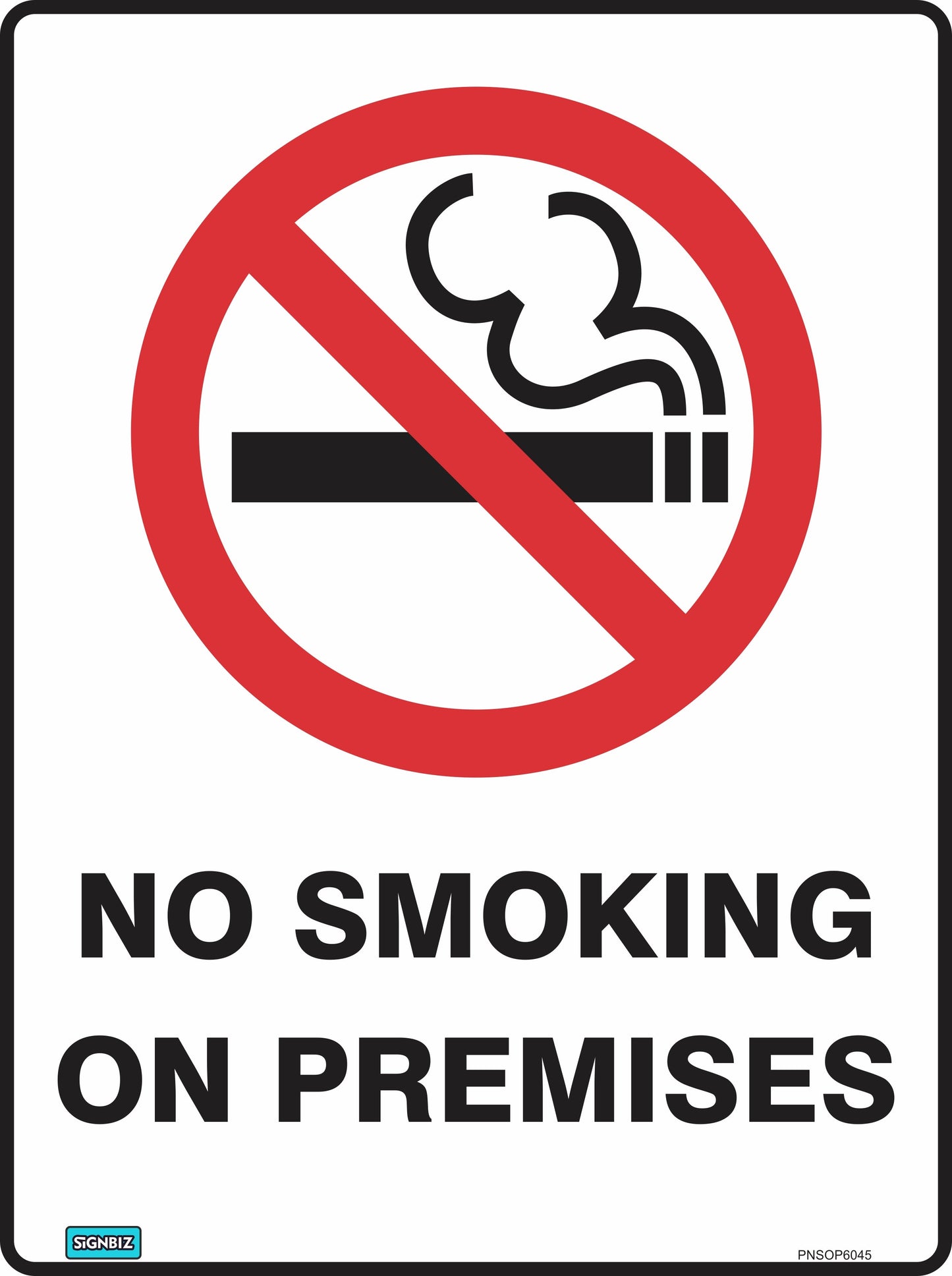 Prohibition No Smok In Premises