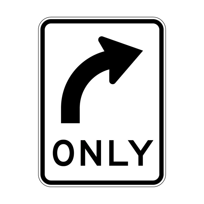 R2-14(R) All Traffic (Right Symbolic) Only