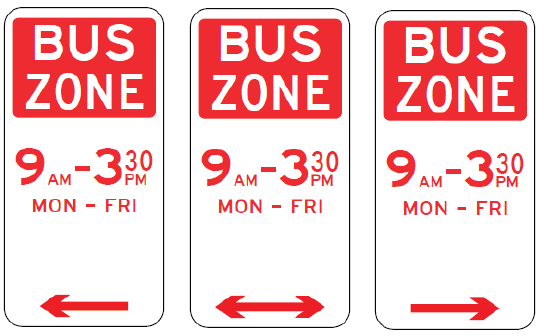 R5-20 Bus Zone (with times)