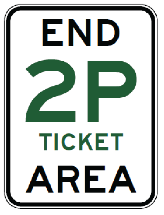 R5-63-3n - End _p Ticket Area Parking