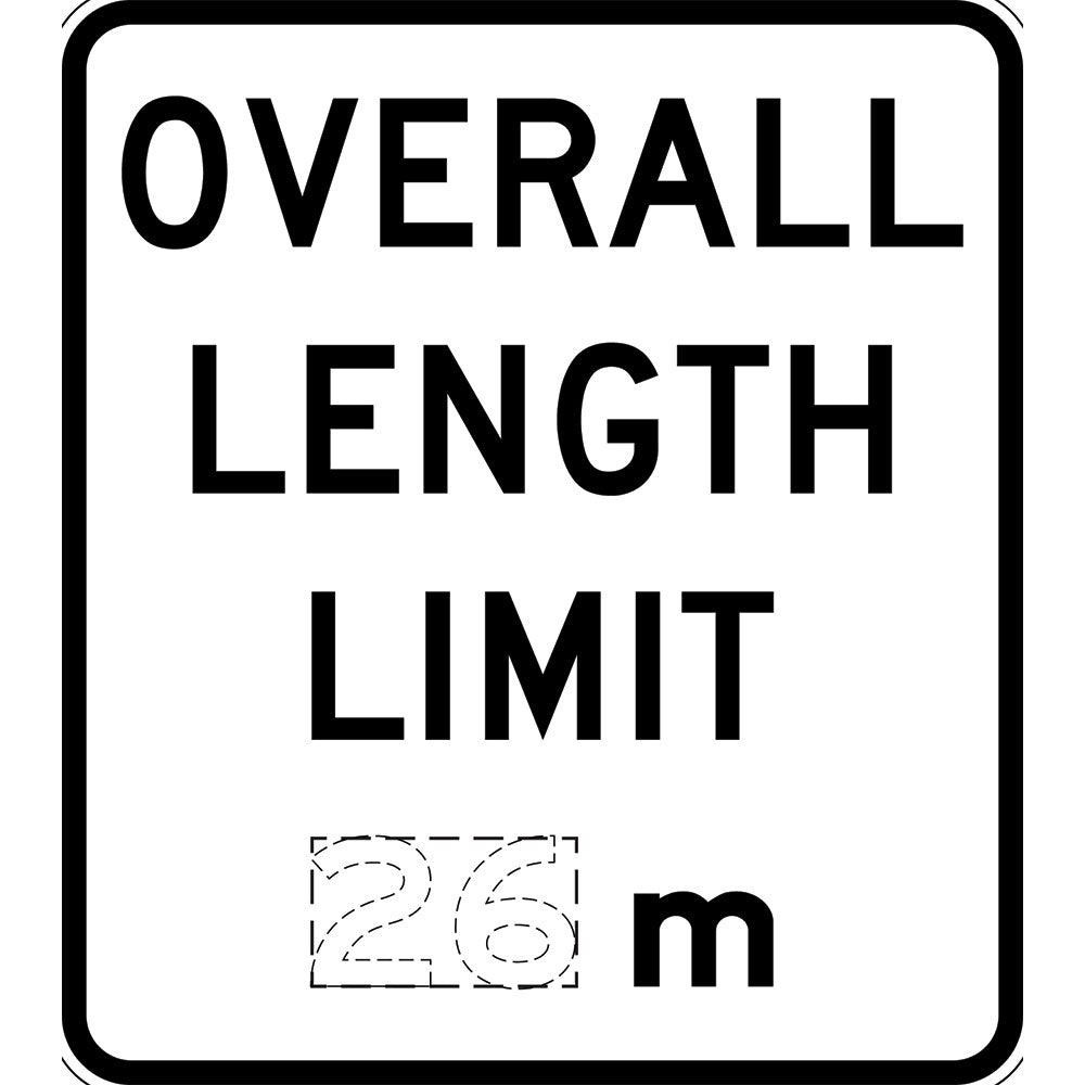 R6-33 - Overall Length LIMIT (XX) m