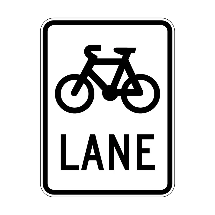 R7-1-4 - Bicycle (symbolic) Lane