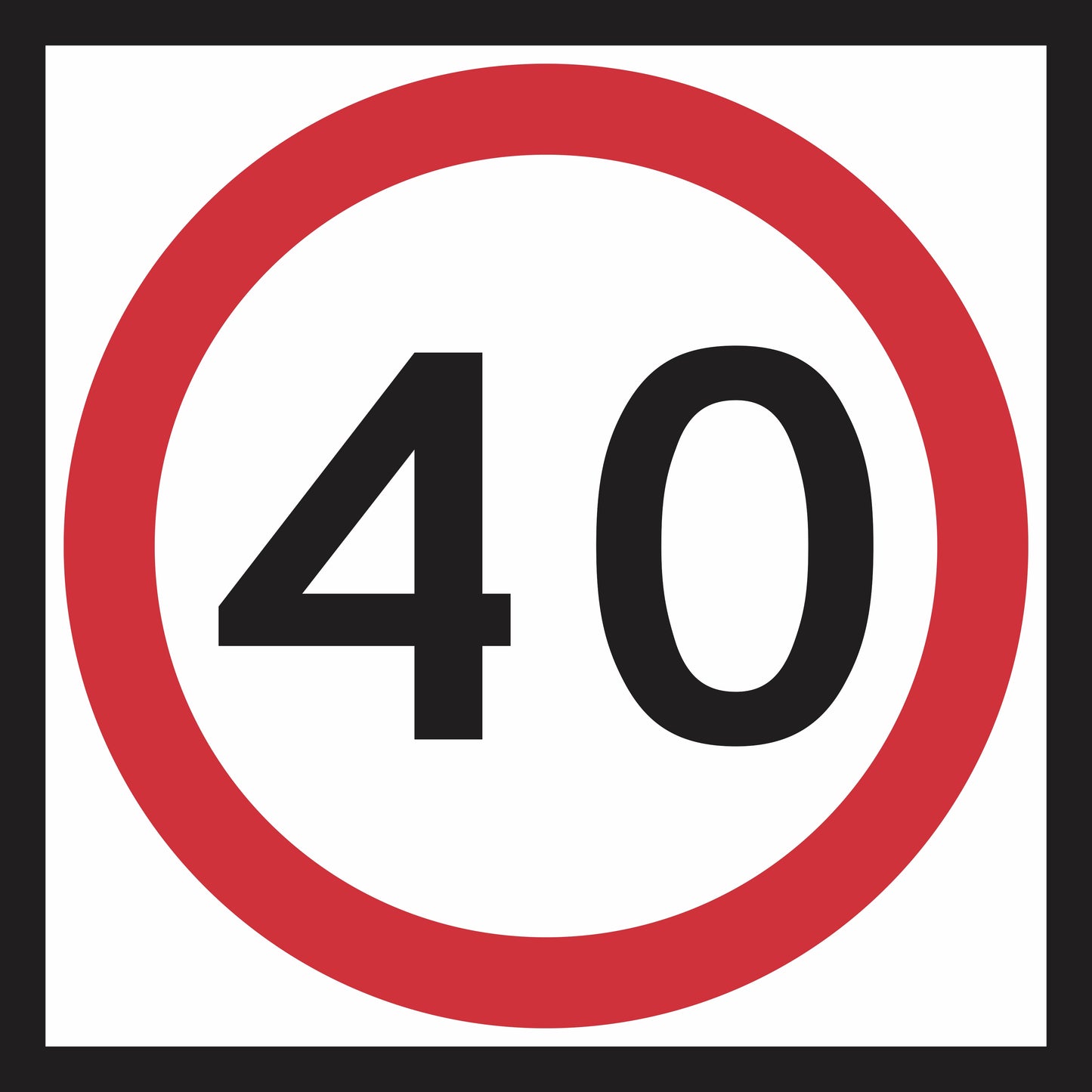 RM4-1(A) - Speed Limit (Mms Insert - To Be used on Multi Message Sign panels Only)