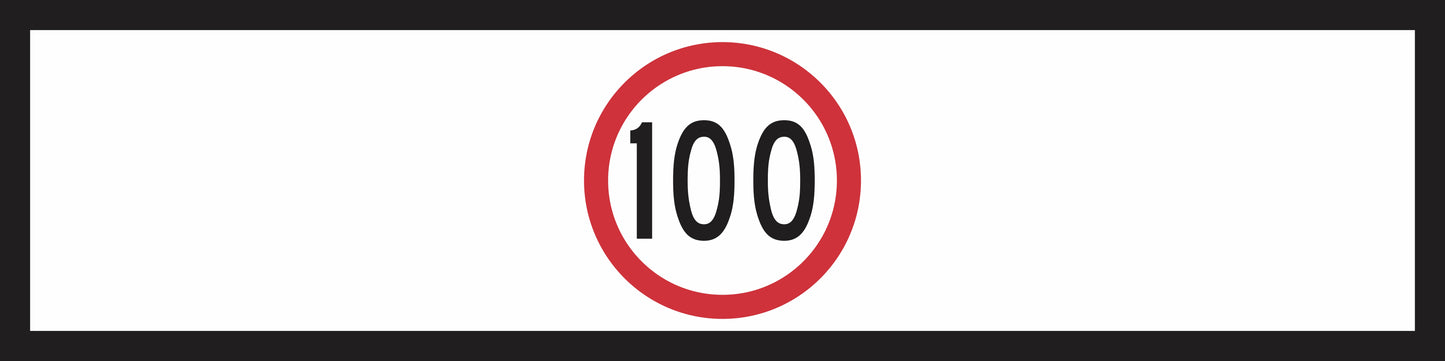 RM4-1(B) - Speed Limit (Mms Insert - To Be used on Multi Message Sign panels Only)