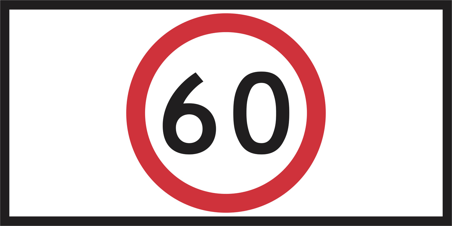 RM4-1(C) - Speed Limit (Mms Insert - To Be used on Multi Message Sign panels Only)