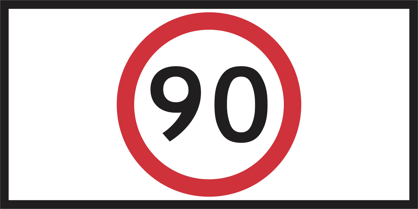 RM4-1(C) - Speed Limit (Mms Insert - To Be used on Multi Message Sign panels Only)