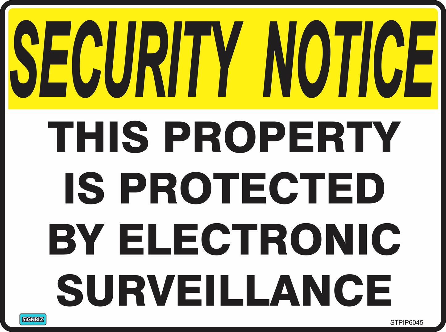 Sec Notice Prot By Elec Surv