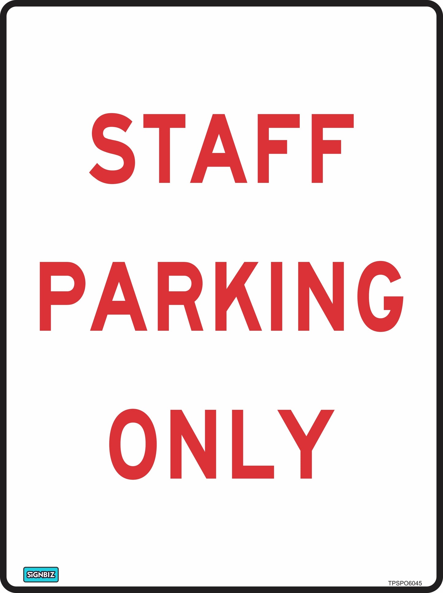 Parking Staff Parking Only