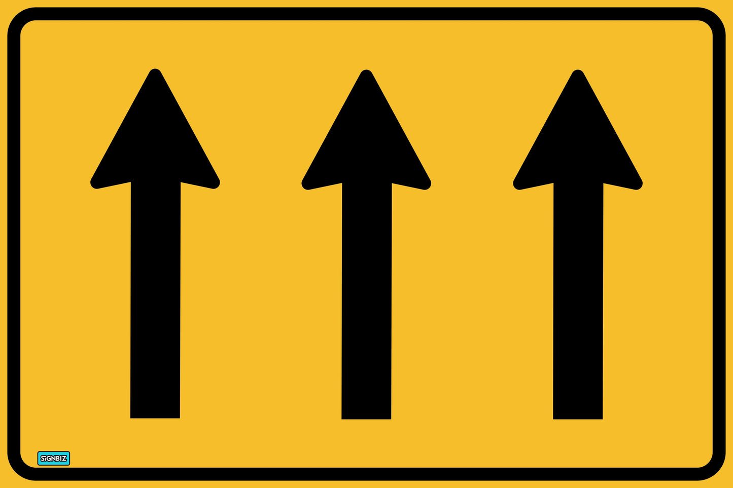 SWING STAND SIGN ONLY - 3 LANES