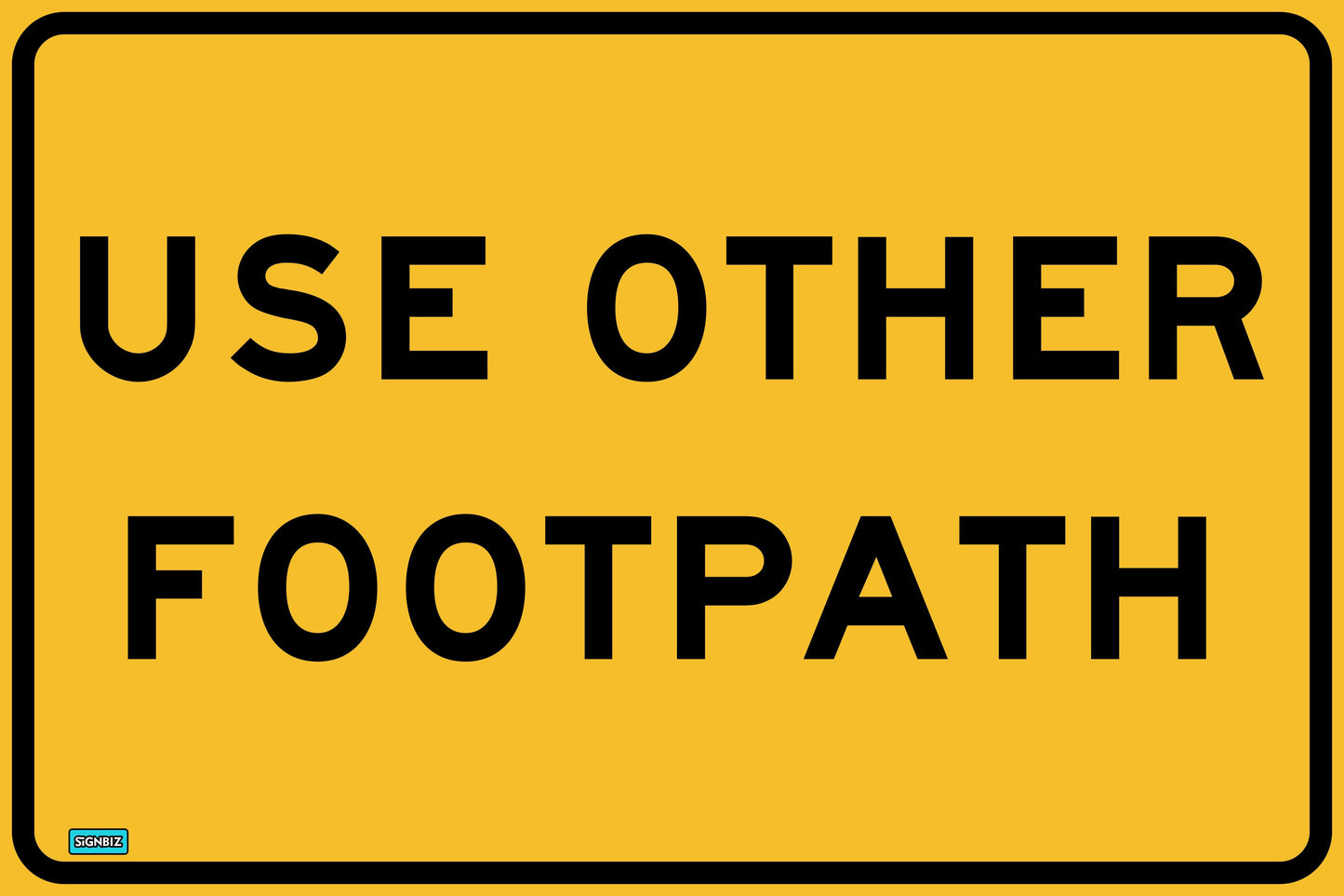 SWING STAND SIGN ONLY - USE OTHER FOOTPATH