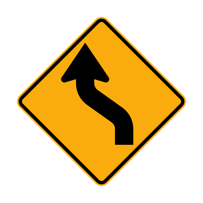 W1-4(L) - Reverse Curve (Left Symbolic)