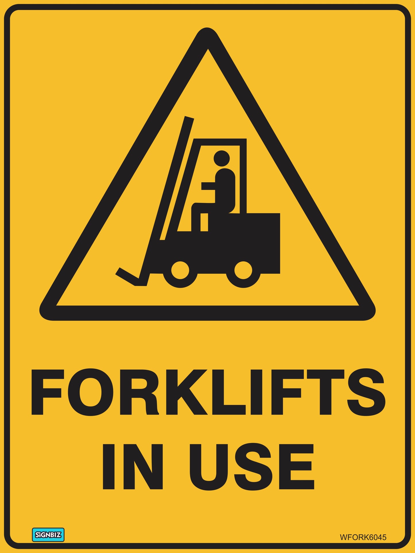 Warning Fork In Use