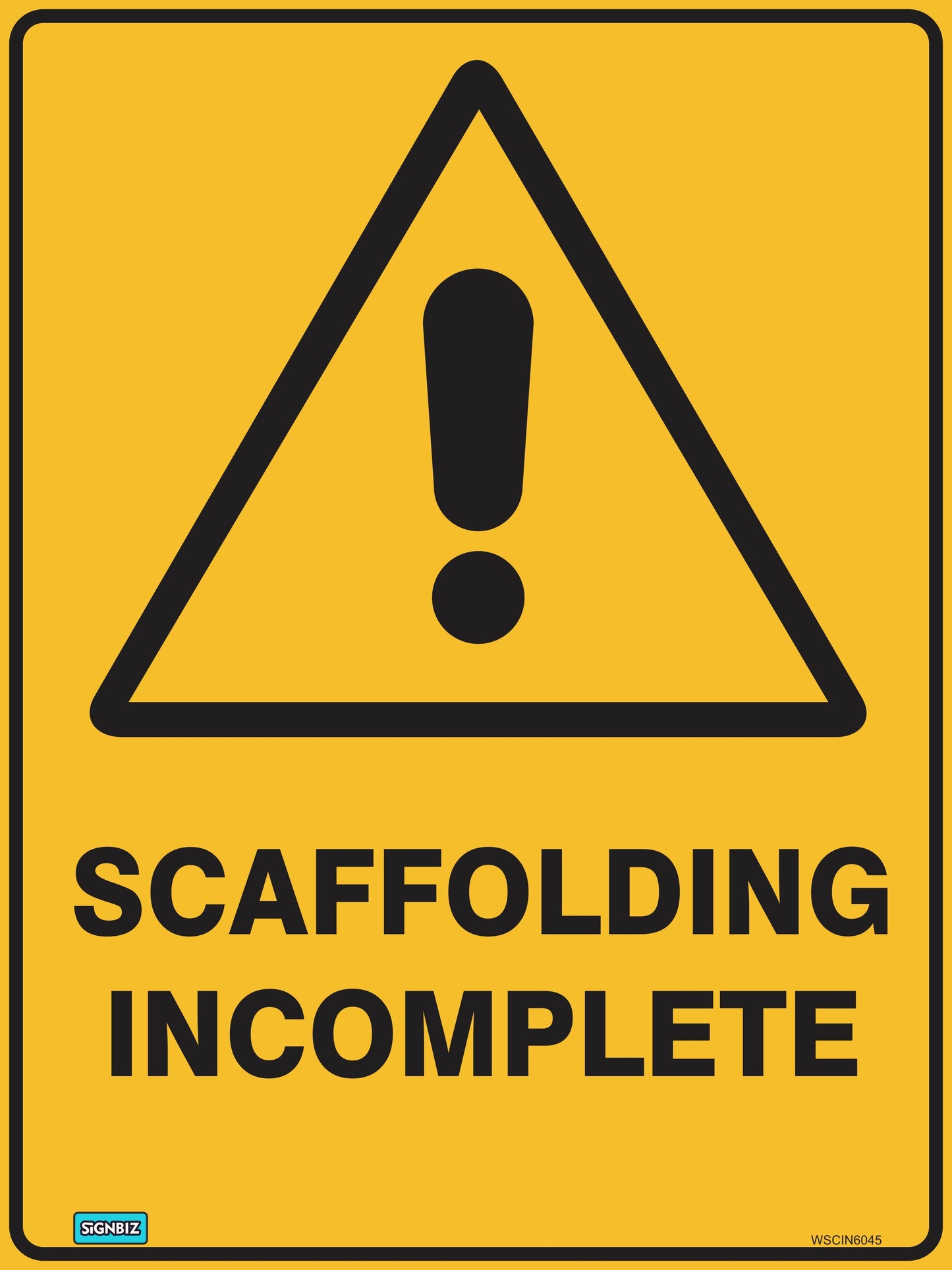 Warning Scaffolding Incomplete