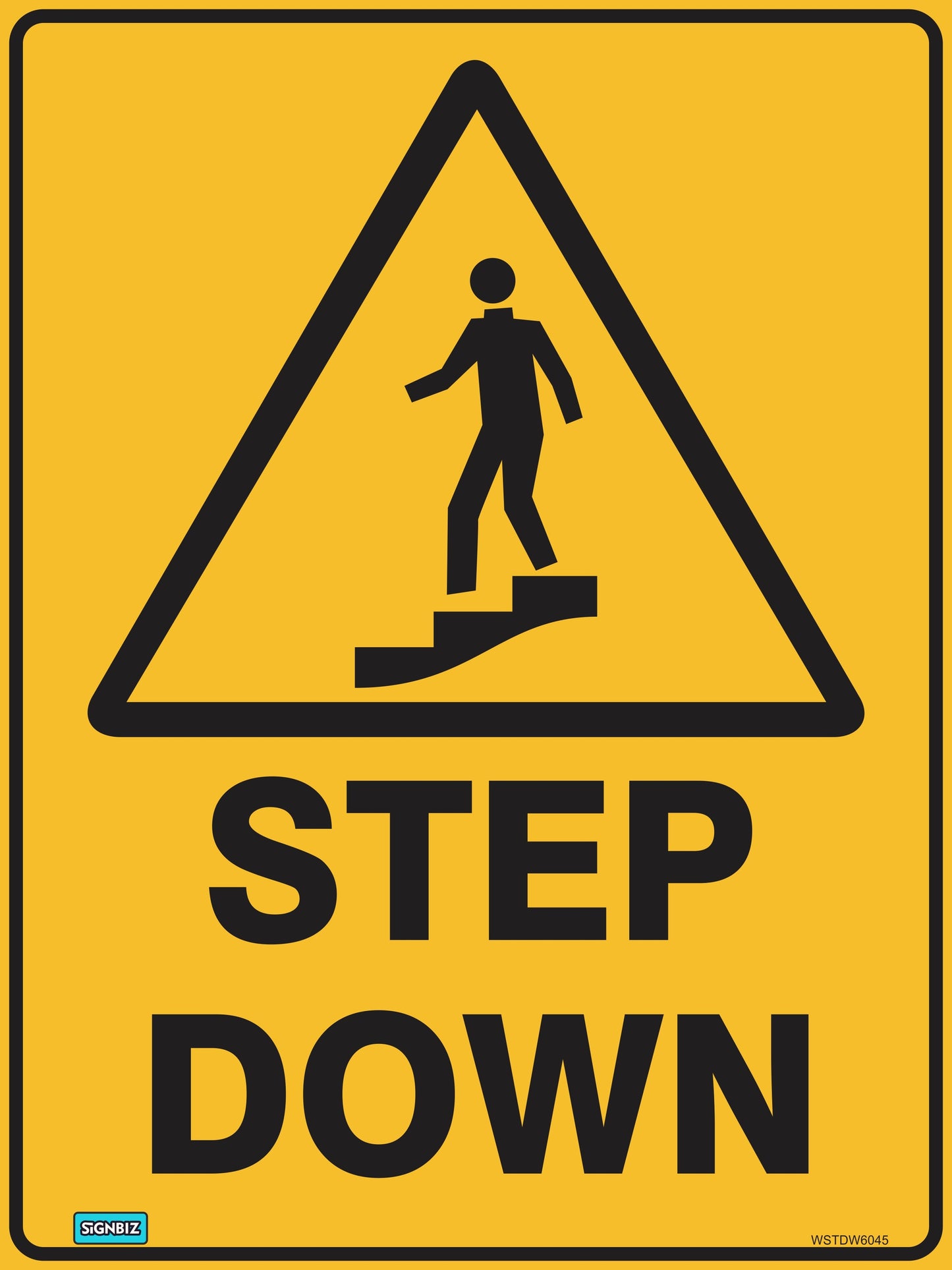 Warning Step Down