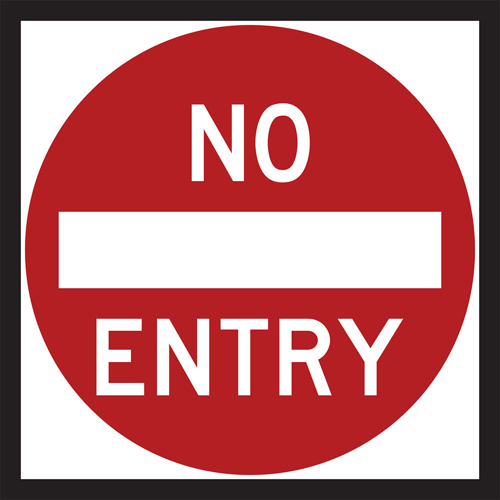 Regulatory Road Signs