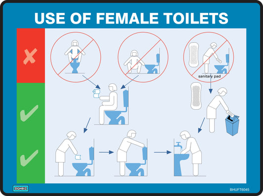 Bathroom How To Use The Female Toilet