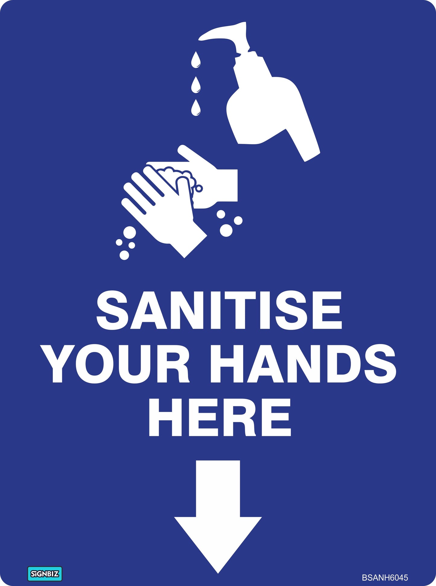 Sanitise Your Hands Here