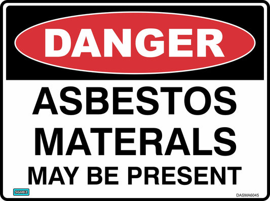 Danger Asbestos Material May Be Present