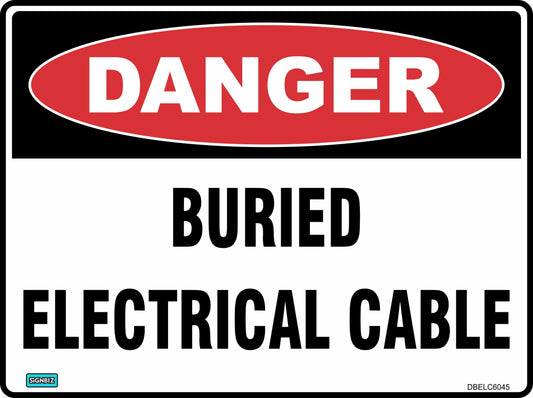 Danger Buried Electrical Cable