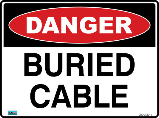 Danger Buried Cable