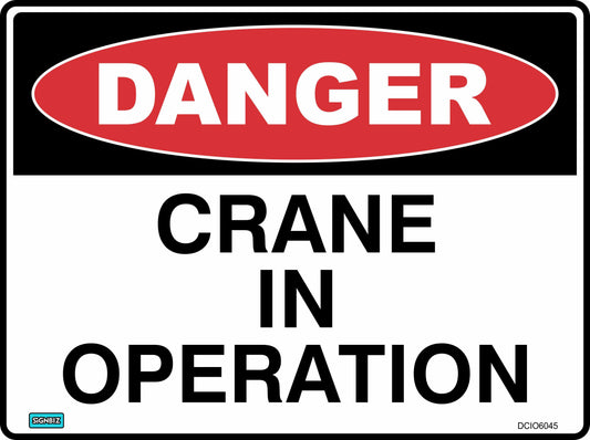 Danger Crane In Operation