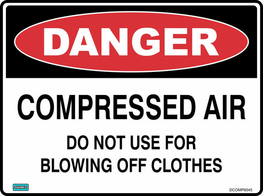 Danger Compressed Air